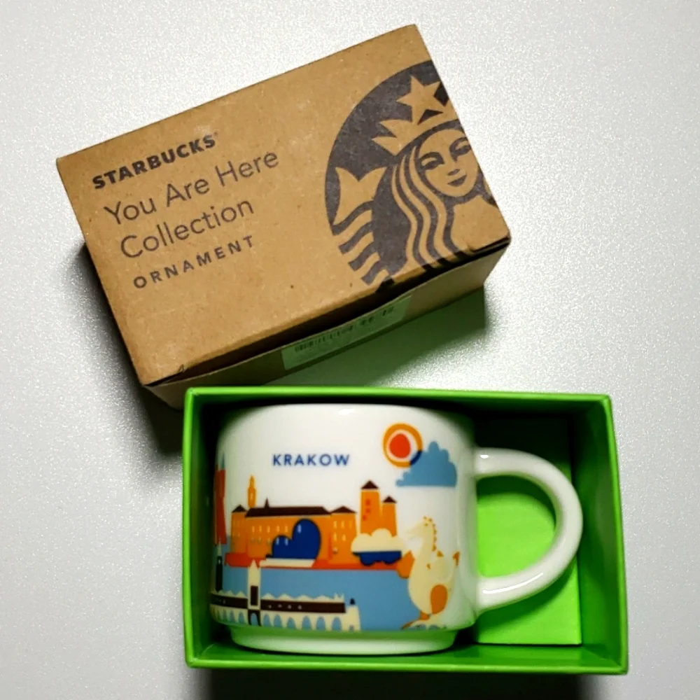 Starbucks coffee cup ornament, from Krakow - Picture 1 of 5